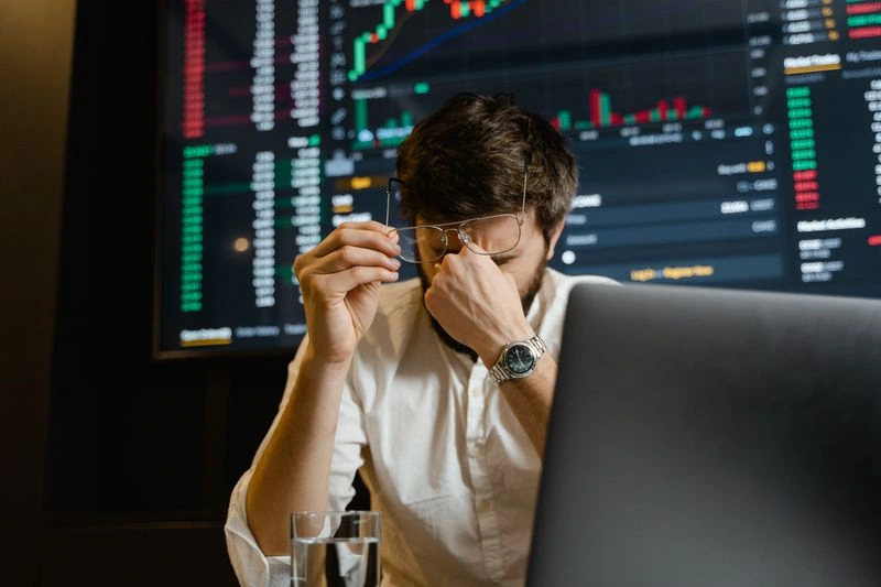 trader qui perd