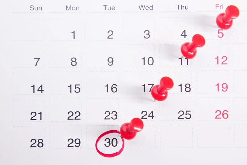 calendrier pour investissement